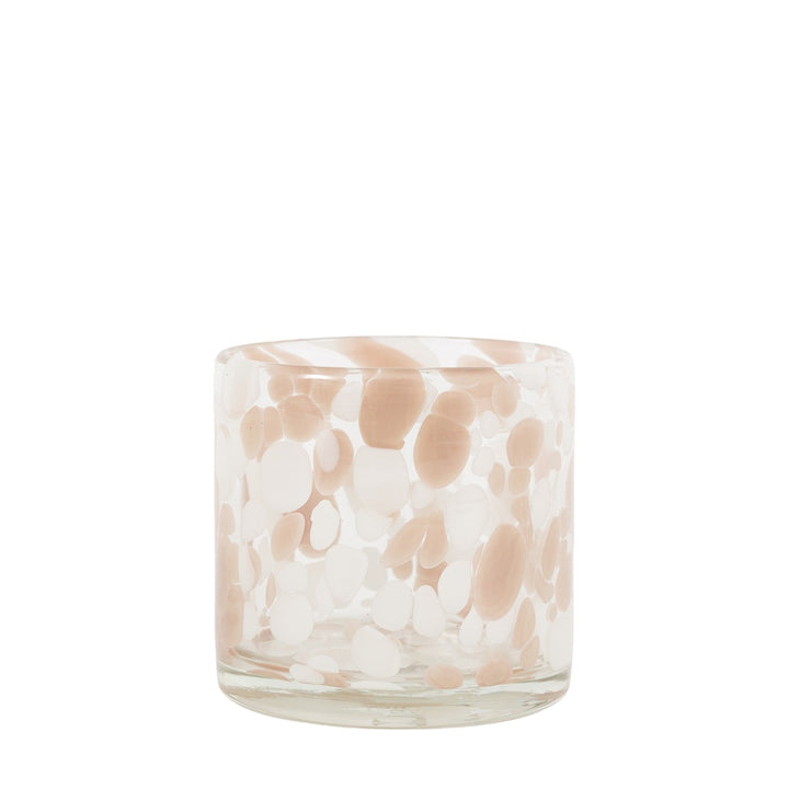 Confetti Candle Holder - Taupe