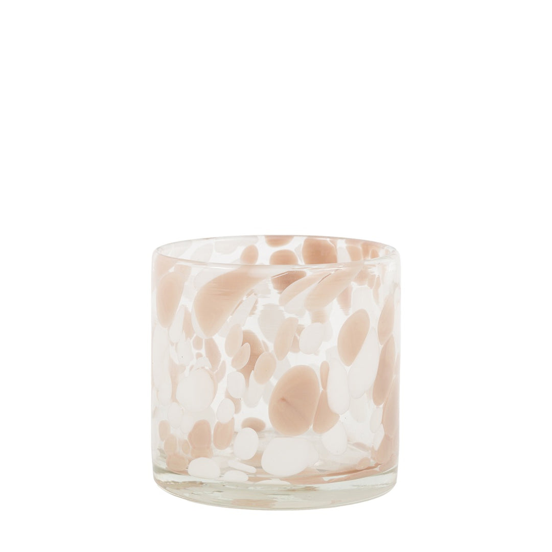 Confetti Candle Holder - Taupe