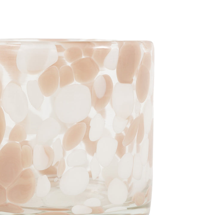 Confetti Candle Holder - Taupe