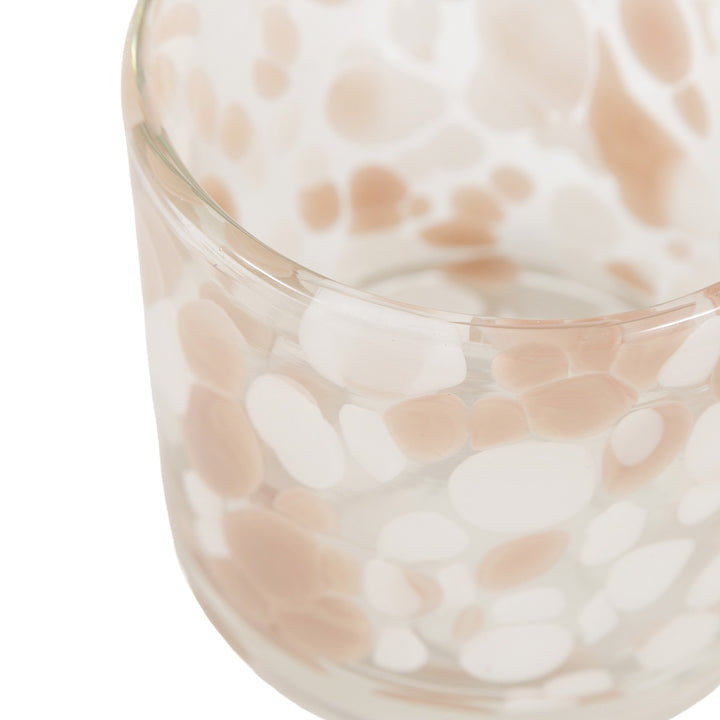 Confetti Candle Holder - Taupe