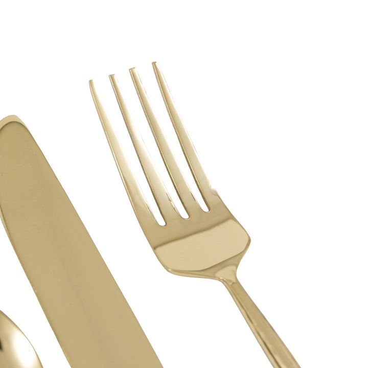 Alora 16 Piece Cutlery Set - Gold