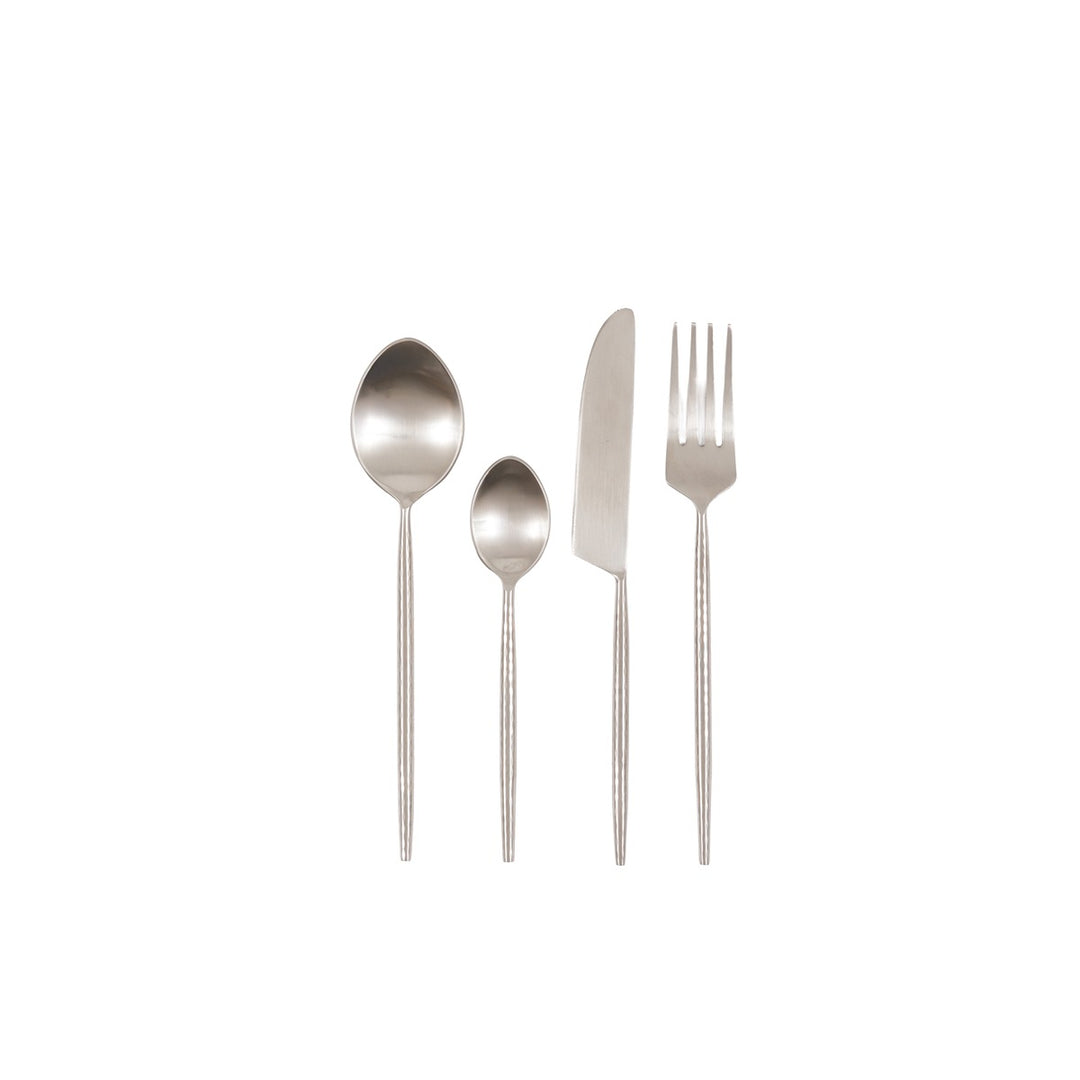 Alora 16 Piece Cutlery Set - Pewter