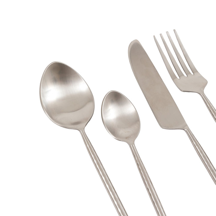 Alora 16 Piece Cutlery Set - Pewter