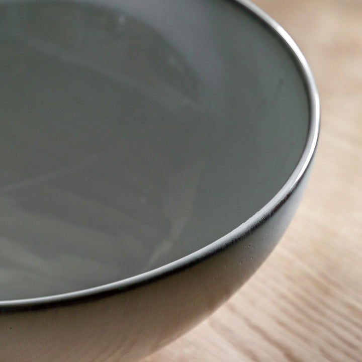 Reactive Glaze Pasta Bowl