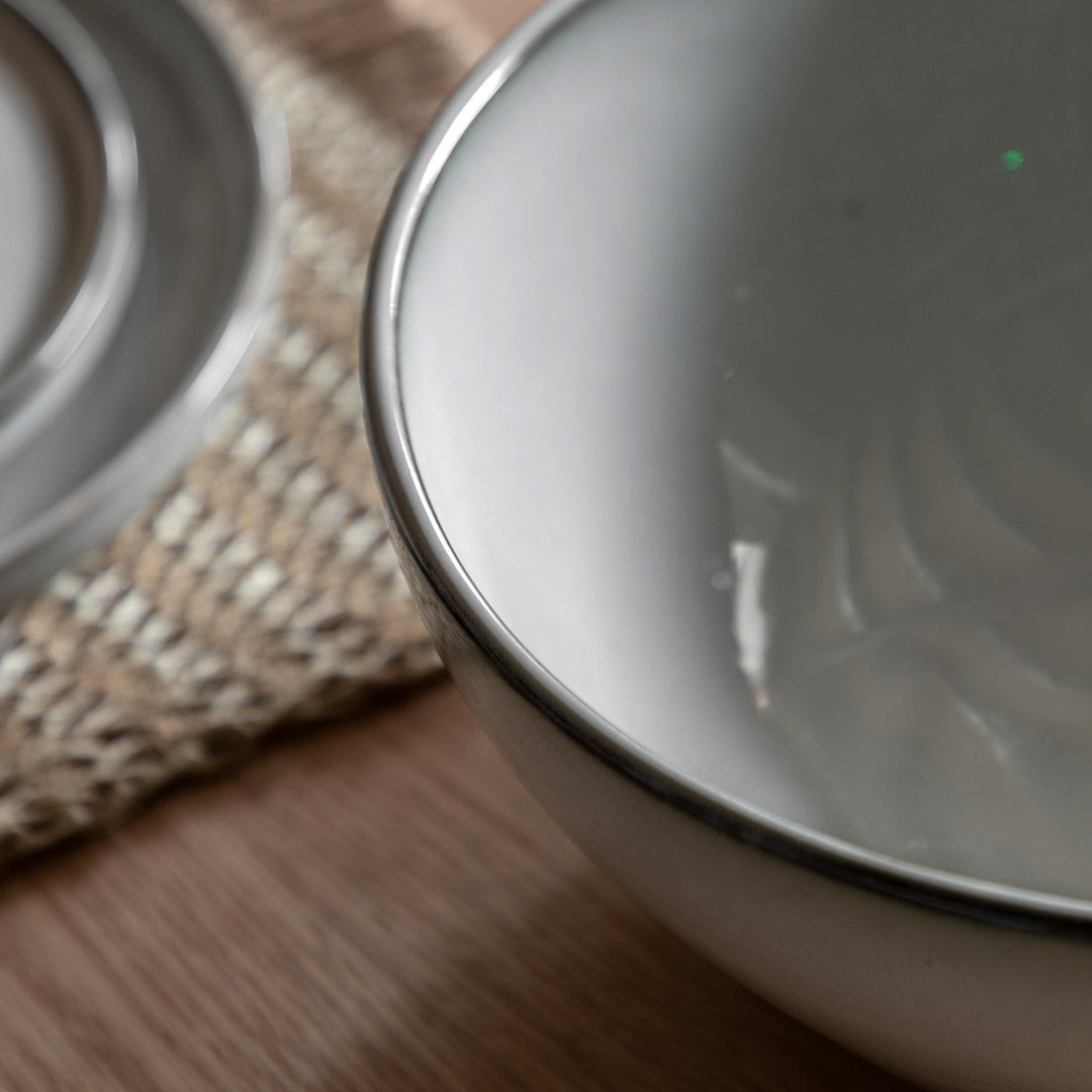 Reactive Glaze Pasta Bowl