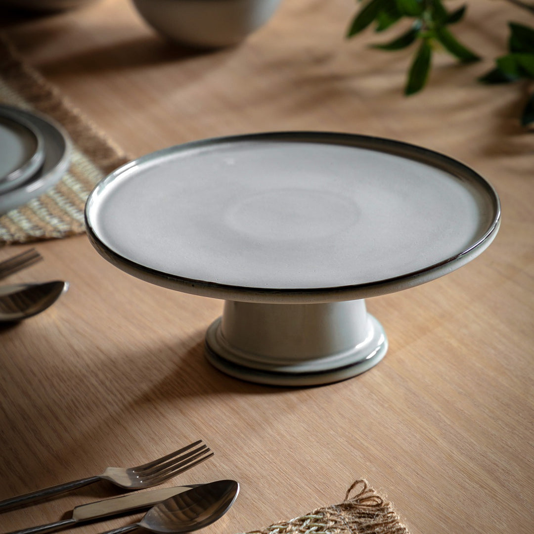 Reactive Glaze Cake Stand