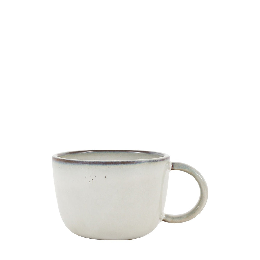 Reactive Glaze Set of 4 Mugs - Dove Grey
