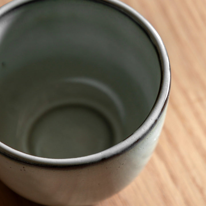 Reactive Glaze Set of 4 Mugs - Dove Grey