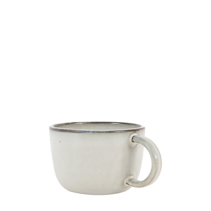 Reactive Glaze Set of 4 Mugs - Dove Grey