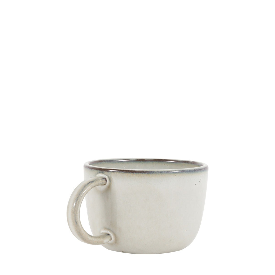 Reactive Glaze Set of 4 Mugs - Dove Grey