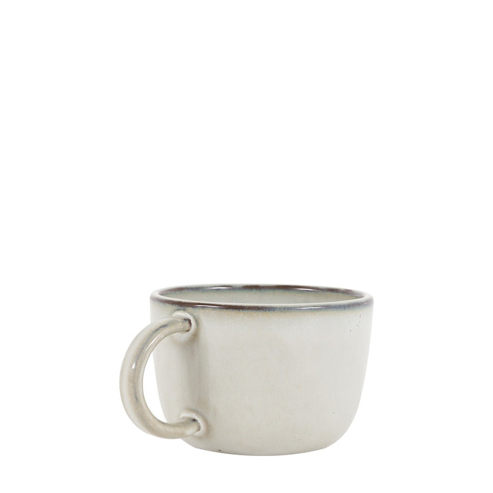 Reactive Glaze Set of 4 Mugs - Dove Grey