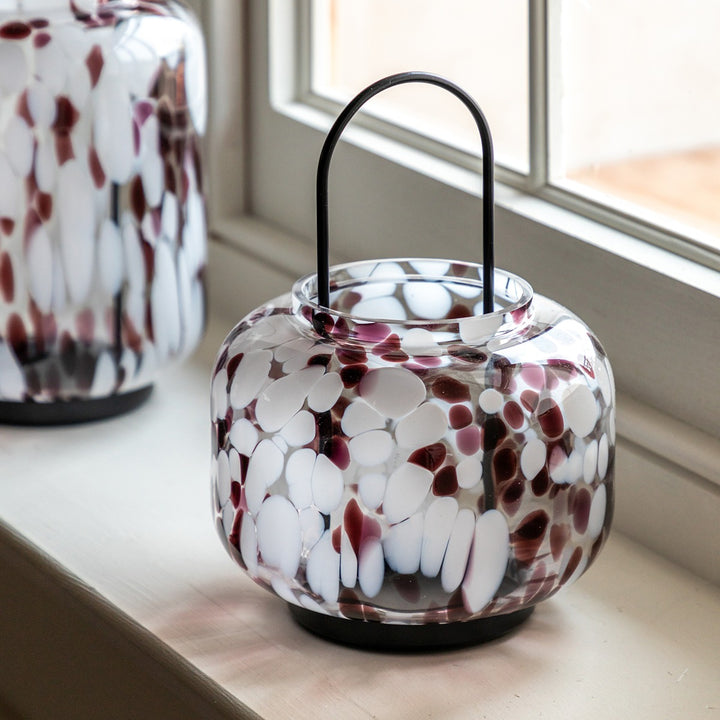 Confetti Candle Holder - Brown