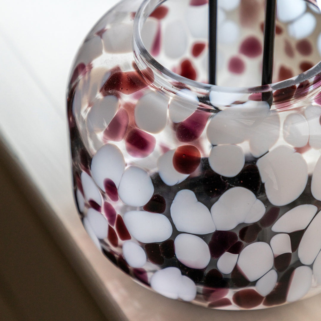 Confetti Candle Holder - Brown