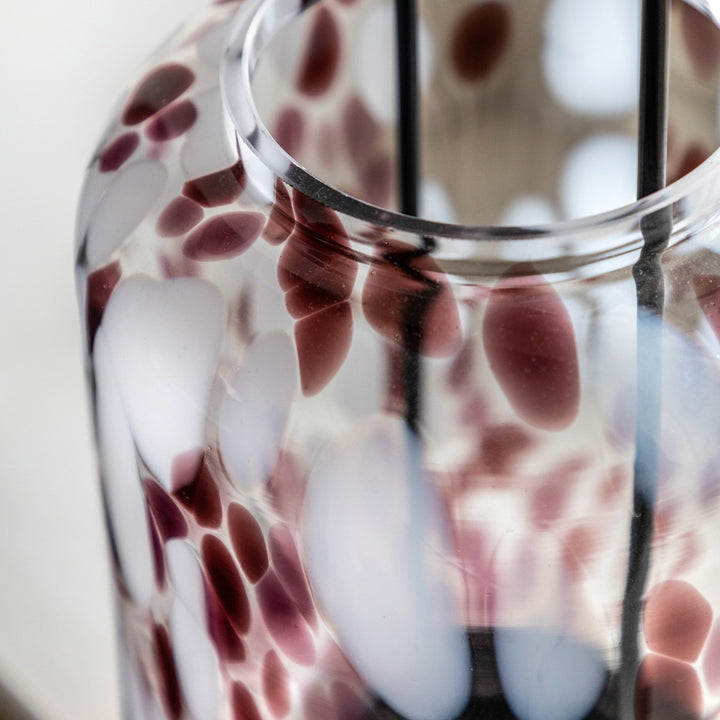 Confetti Candle Holder - Brown