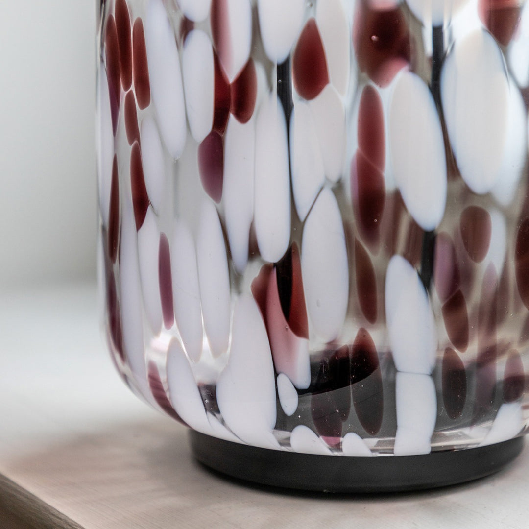 Confetti Candle Holder - Brown