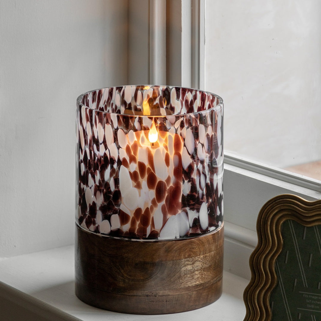 Confetti Hurricane Candle Holder