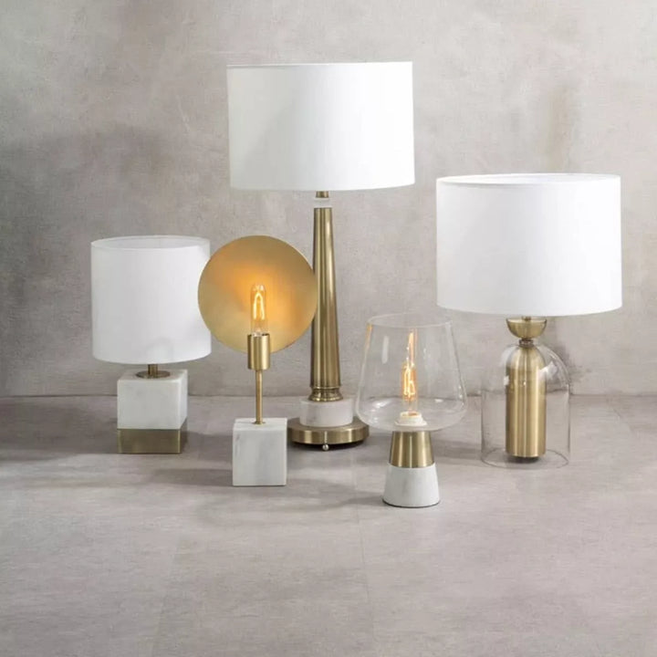 Sellis Table Lamp - Antique Brass