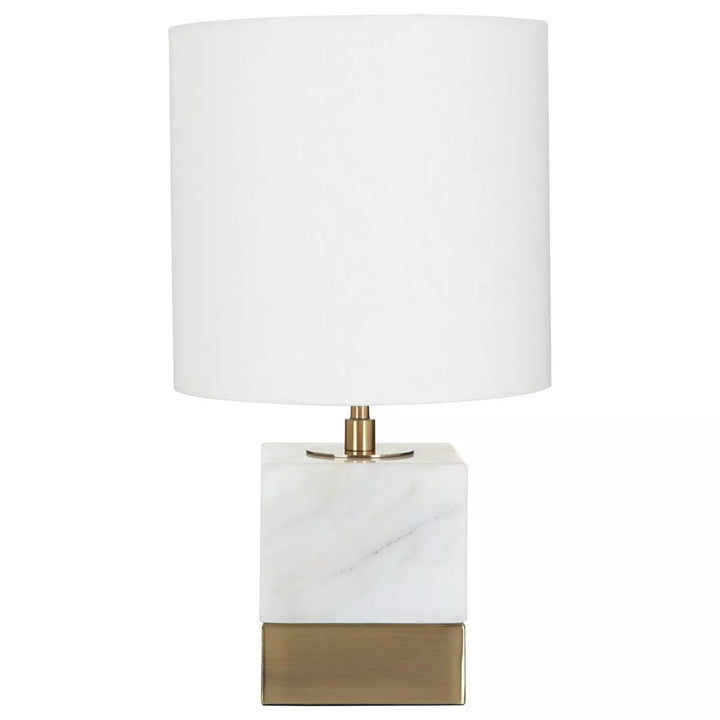 Sorado Marble Accent Lamp - White