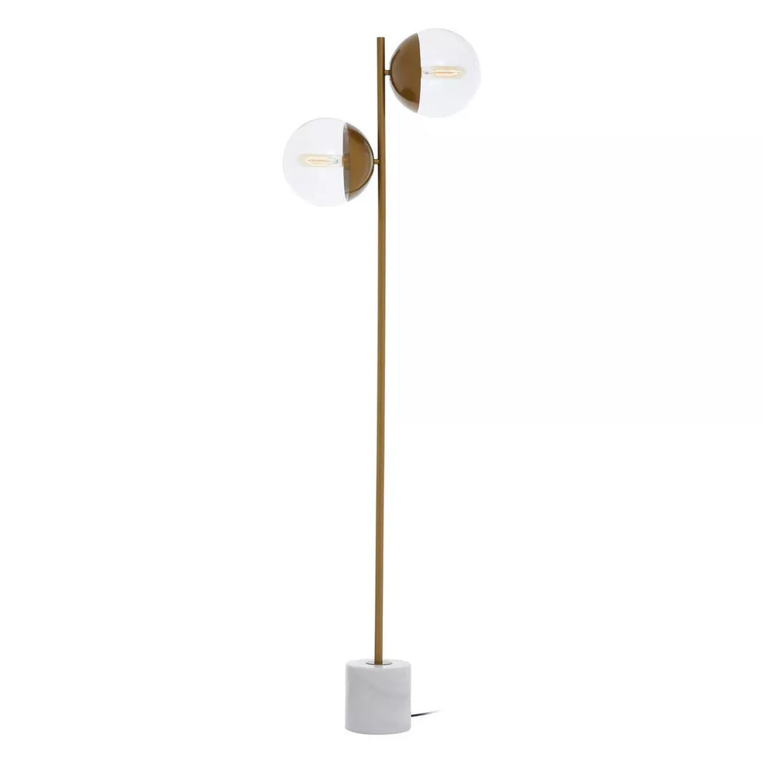 Revive Two Light Floor Lamp - Gold