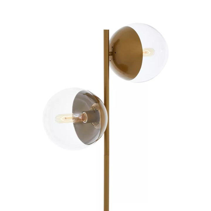 Revive Two Light Floor Lamp - Gold