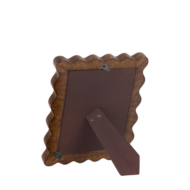 Ava Wooden Scallop Photo Frame