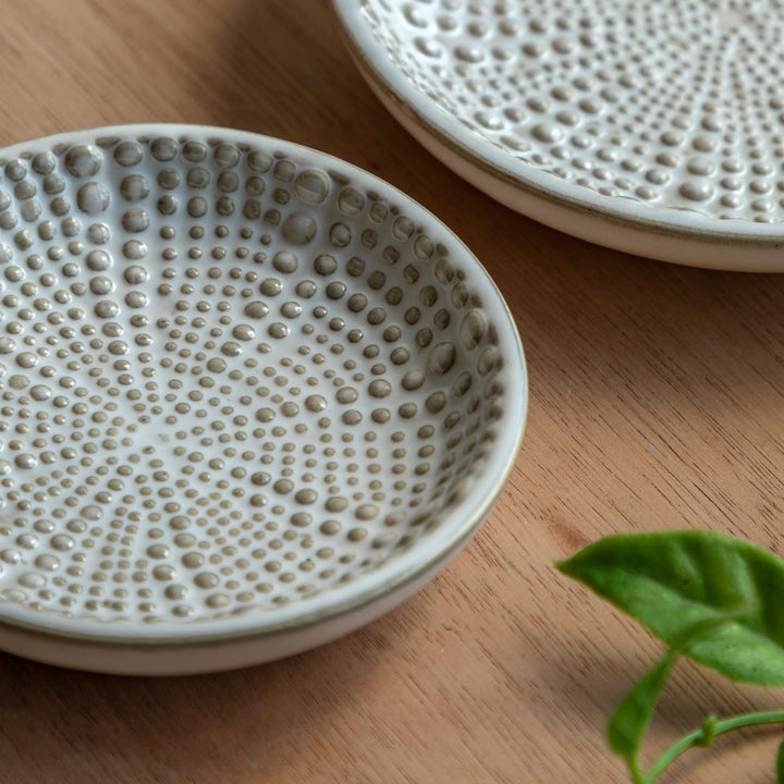 Brea Beaded Set of 2 Trinket Trays