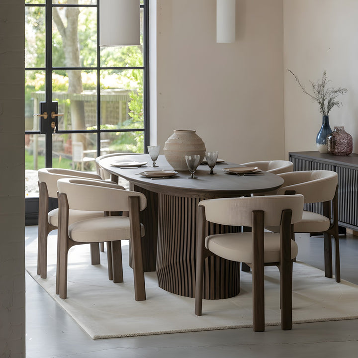 Onda Oval Extendable Dining Table