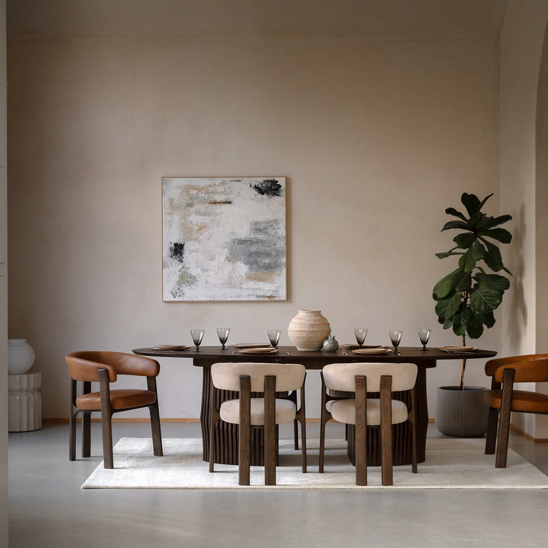Onda Oval Extendable Dining Table