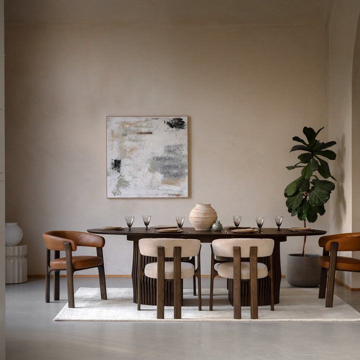 Onda Oval Extendable Dining Table