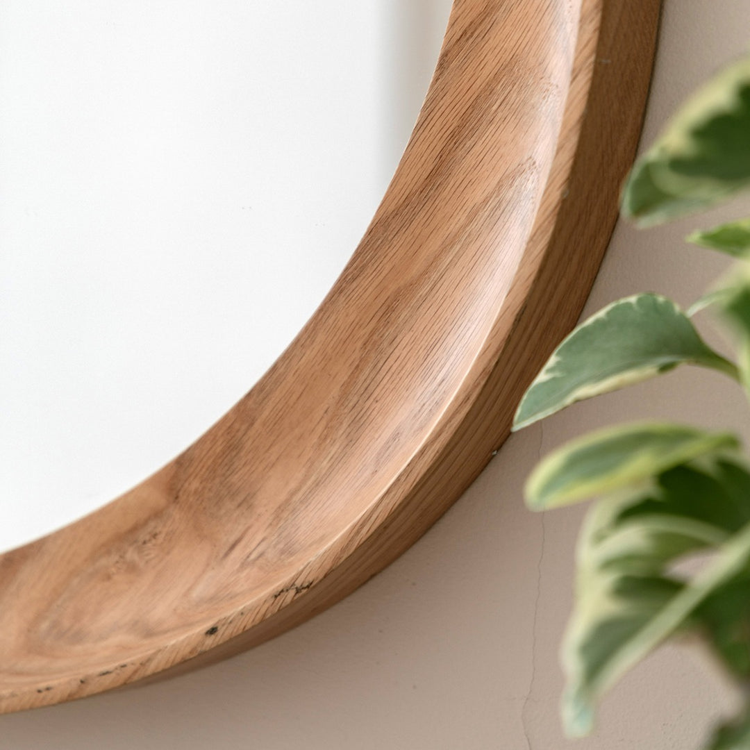 Copenhagen Pebble Mirror 78x80cm - Oak