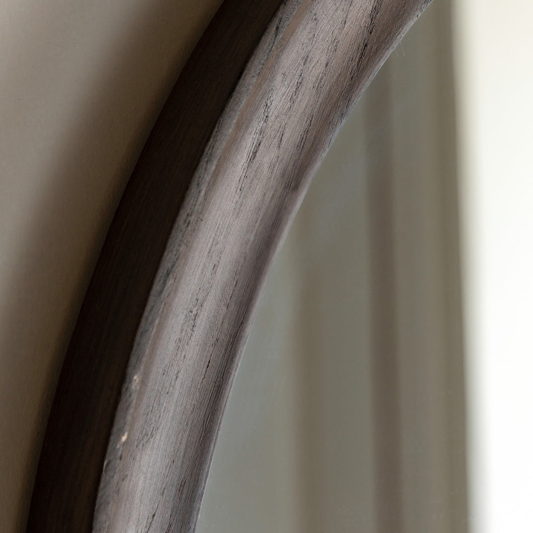 Copenhagen Pebble Mirror 78x80cm - Walnut