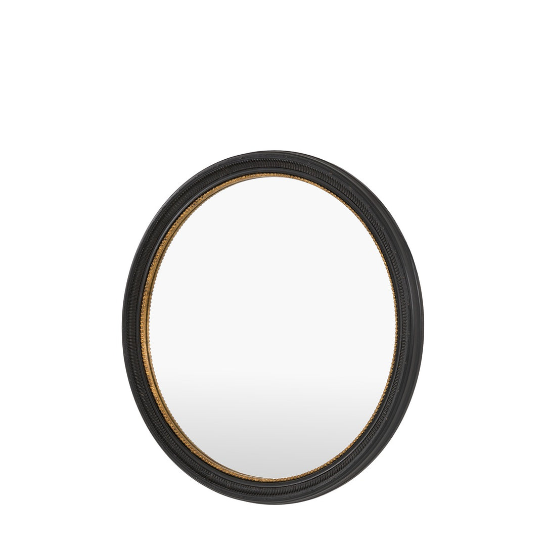 Pisa Round Mirror 80x80cm - Black