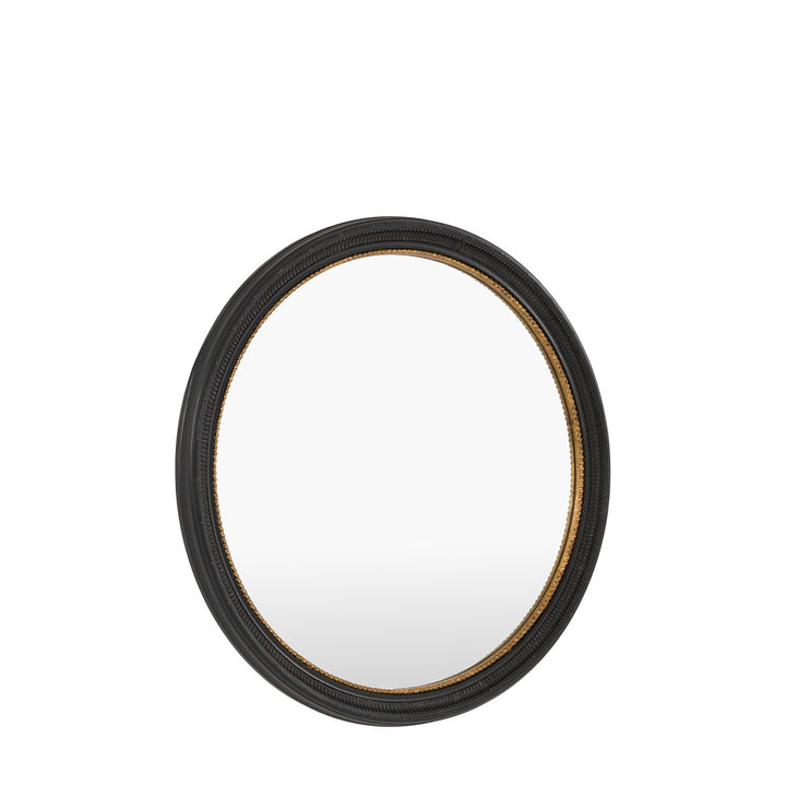 Pisa Round Mirror 80x80cm - Black