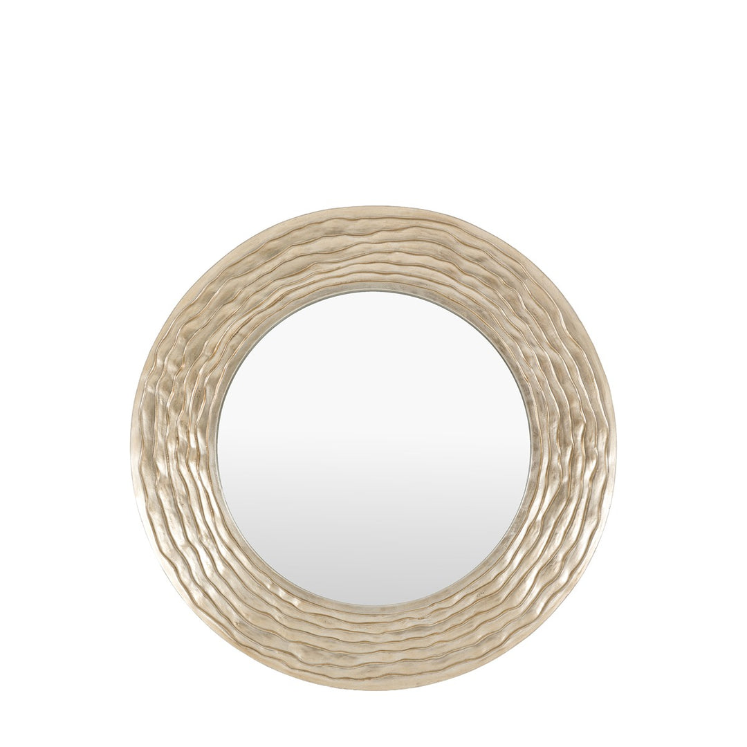 Cresta Round Mirror 90x90cm - Champagne