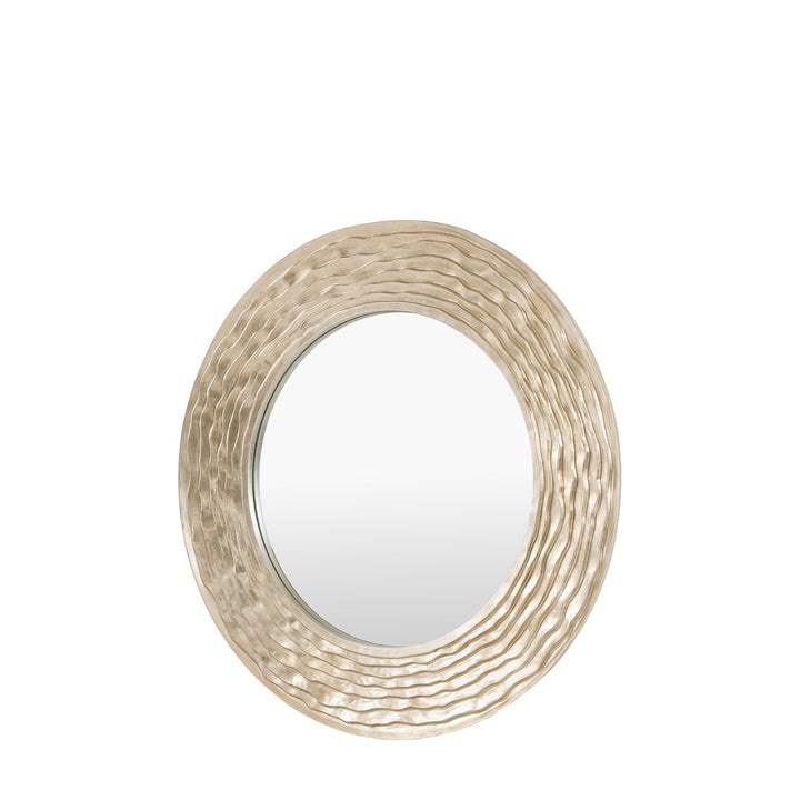 Cresta Round Mirror 90x90cm - Champagne