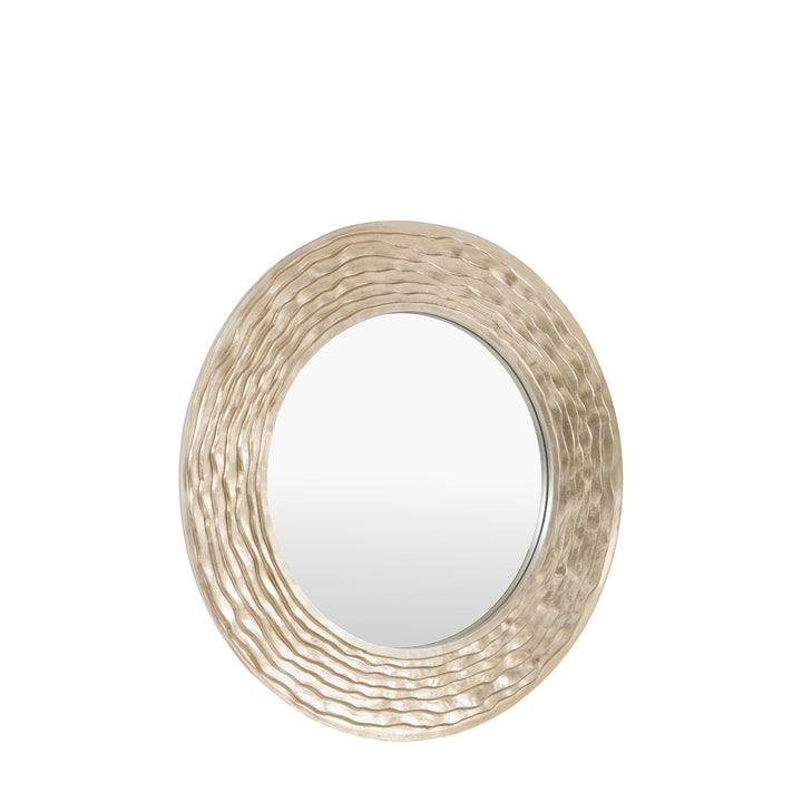 Cresta Round Mirror 90x90cm - Champagne