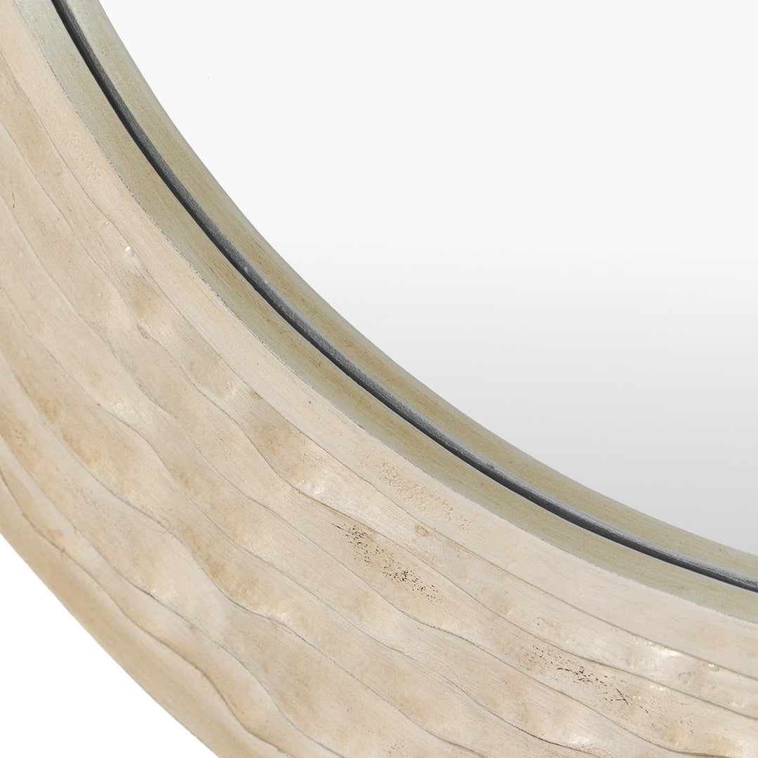 Cresta Round Mirror 90x90cm - Champagne