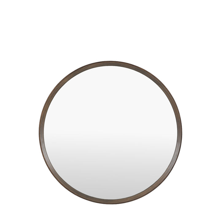 Woodstock Round Mirror 60x60cm - Walnut