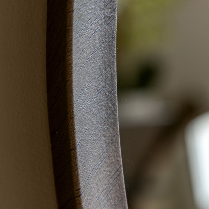 Woodstock Round Mirror 60x60cm - Walnut