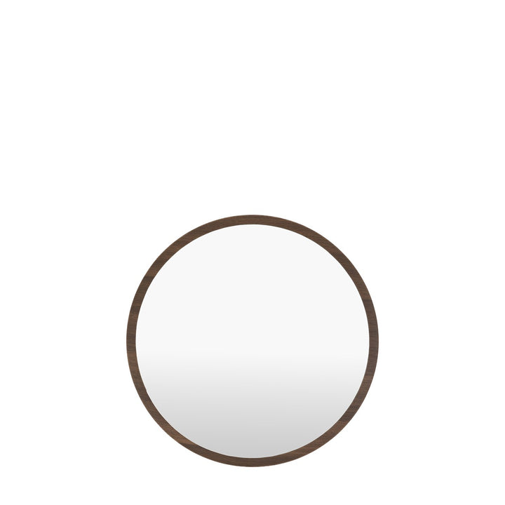 Woodstock Round Mirror 60x60cm - Walnut