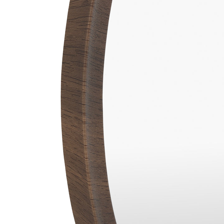 Woodstock Round Mirror 60x60cm - Walnut