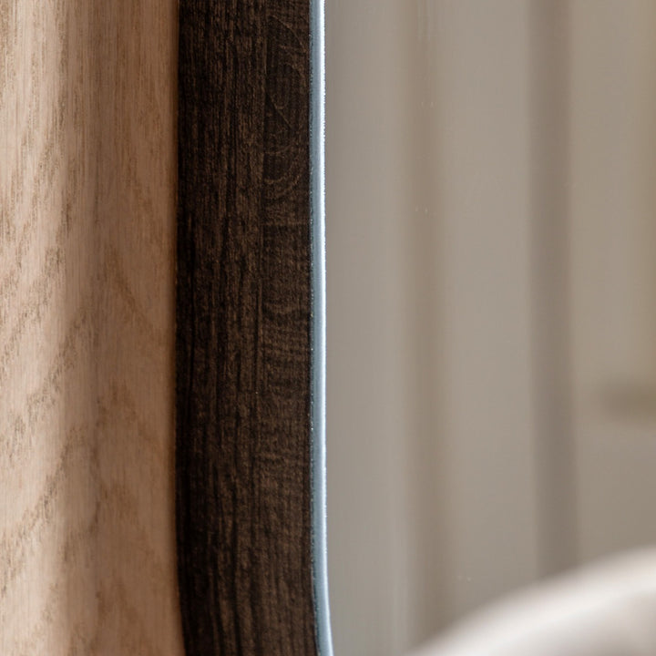 Tokyo Pebble Mirror 55x55cm - Black