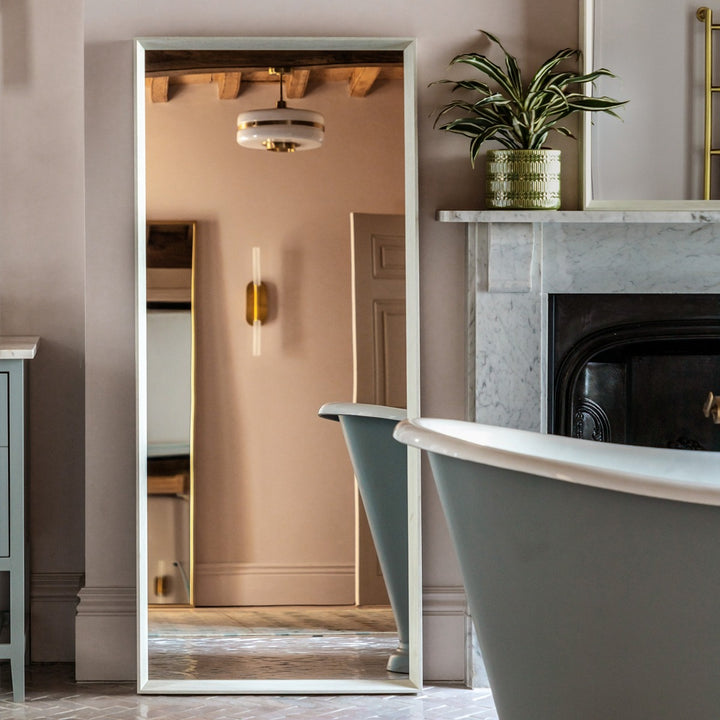 Ashbury Leaner Mirror 65x150cm - White