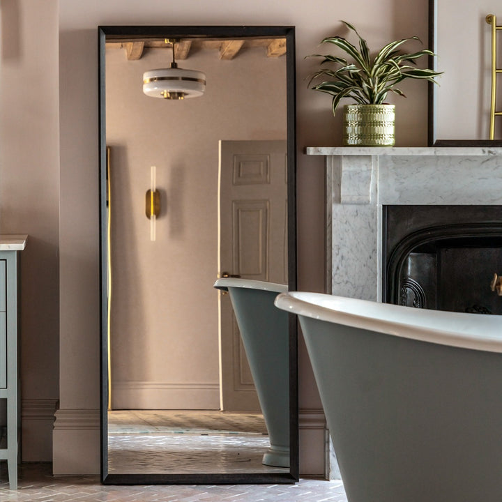 Ashbury Leaner Mirror 65x150cm - Black