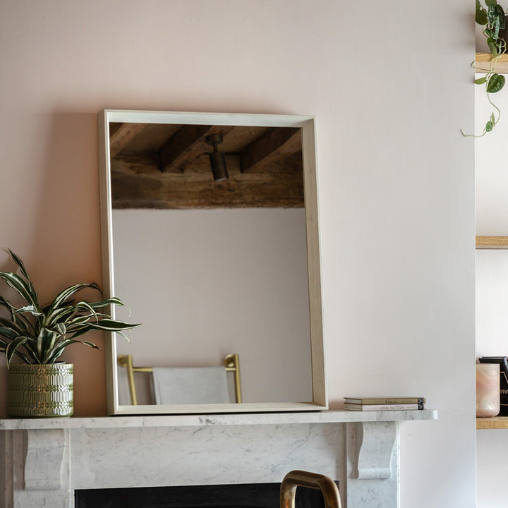 Ashbury Rectangle Mirror 60x80cm - White