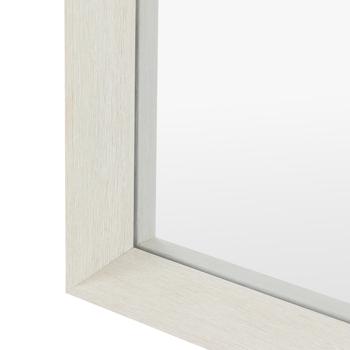 Ashbury Rectangle Mirror 60x80cm - White