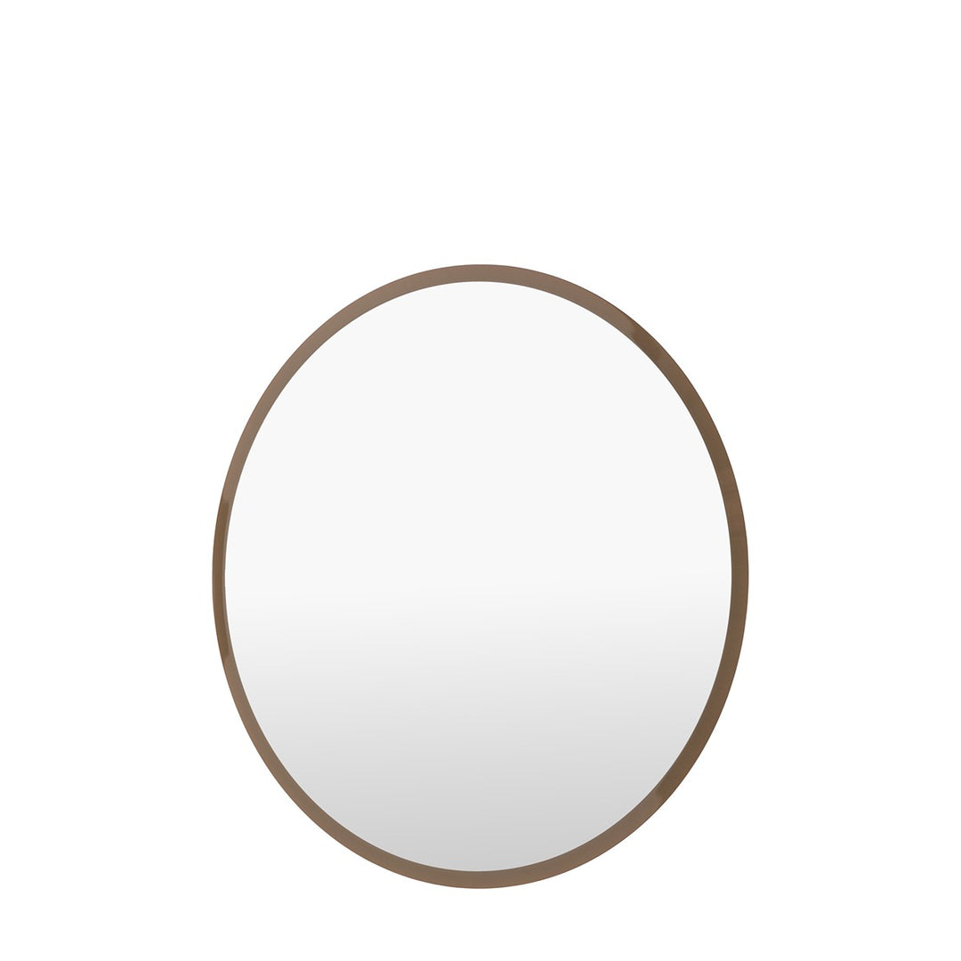 Biba Round Mirror 80x80cm - Chocolate