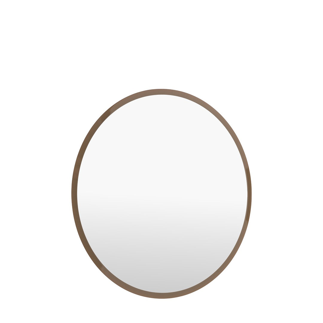 Biba Round Mirror 80x80cm - Chocolate