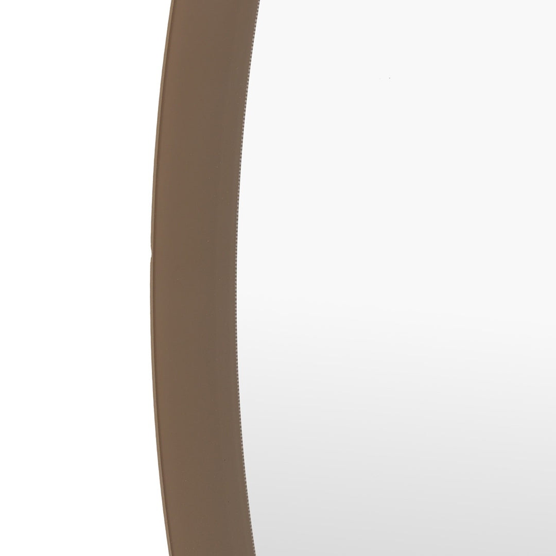 Biba Round Mirror 80x80cm - Chocolate