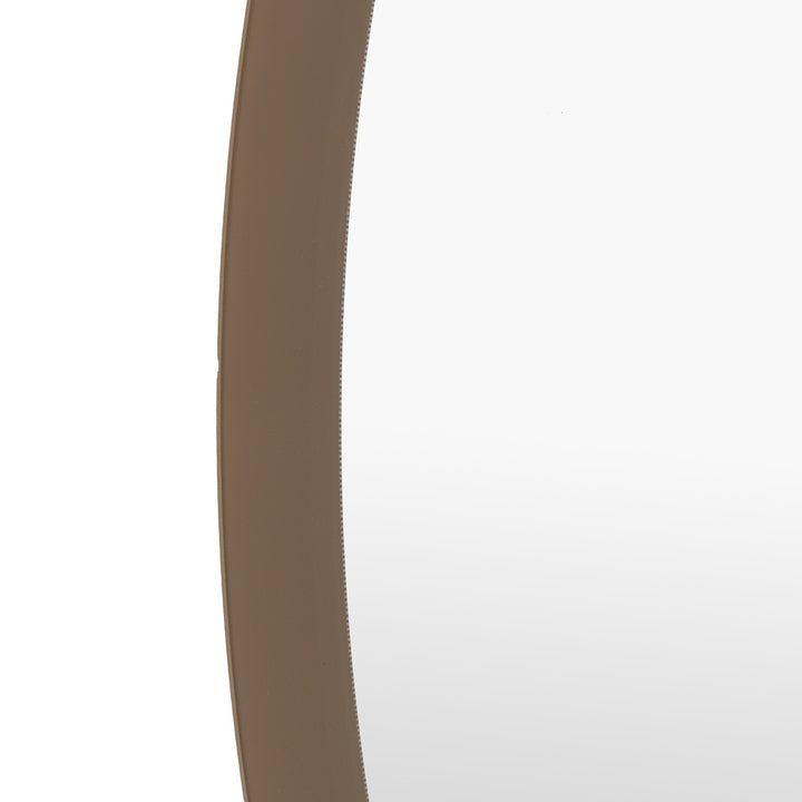 Biba Round Mirror 80x80cm - Chocolate